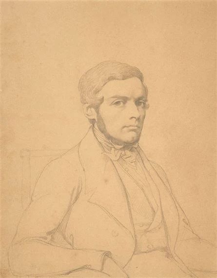 Portrait du peintre Sébastien Cornu - Charles Gleyre