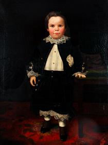 Portrait of Frank Irving Beers as a Boy - Charles Nahl