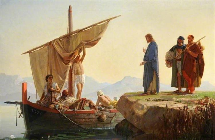 Christ Calling the Apostles James and John - Edward Armitage