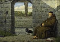 The Sleeping Monk - Henry Stacy-Marks