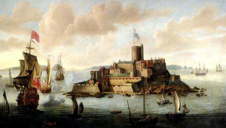 Castle Cornet (before the Great Explosion of 1672) - Isaac Sailmaker
