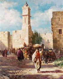 JAFFA GATE, JERUSALEM - Isaac Snowman