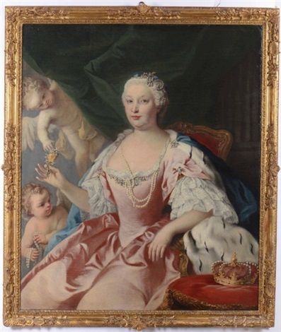 Ritratto di Barbara di Braganza Regina di Spagna - Jacopo Amigoni