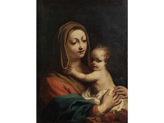 Madonna and Child - Jacopo Amigoni