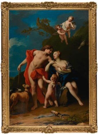 VENUS AND ADONIS - Jacopo Amigoni