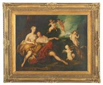 Venus and Adonis - Jacopo Amigoni