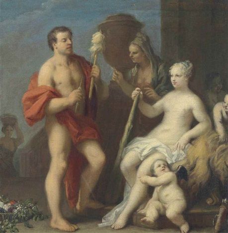 Hercules and Omphale - Jacopo Amigoni