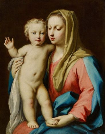 Virgin and Child - Jacopo Amigoni