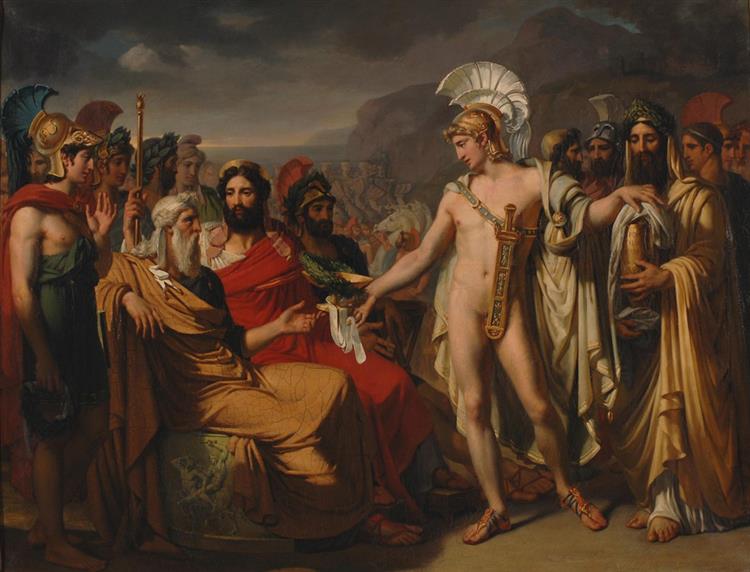 Achilles Introduced to Nestor - Joseph Desire Court