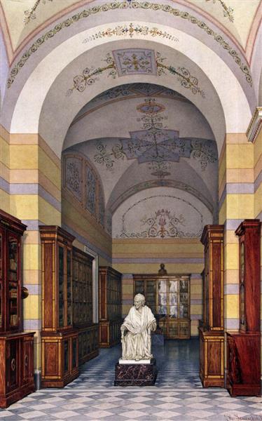Voltaire's Library in the New Hermitage - Konstantin Ukhtomsky