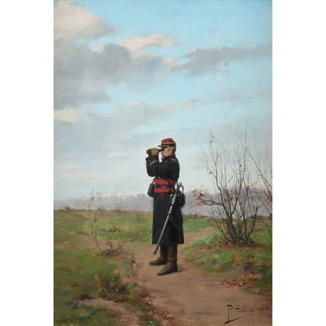 A French officer - Paul Grolleron