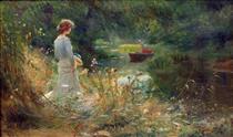 The Backwater - Charles William Wyllie