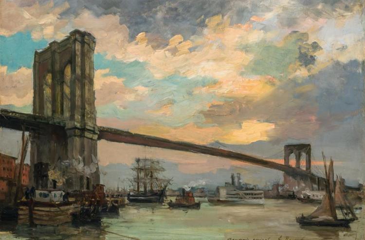 Le Pont de Brooklyn - Emile Renouf