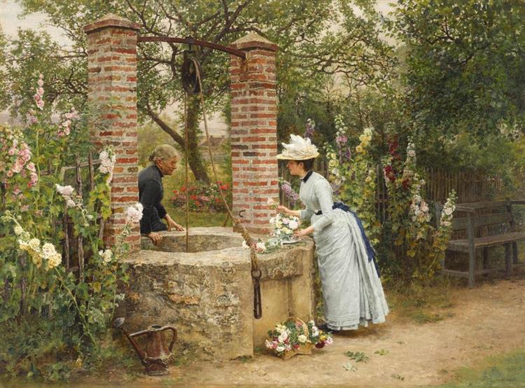 A well between two properties - Francois-Marie Firmin-Girard