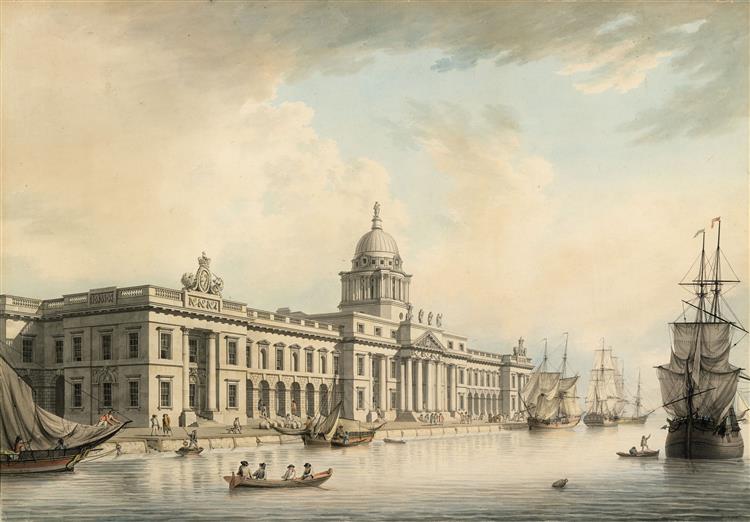 The Custom House, Dublin - James Malton