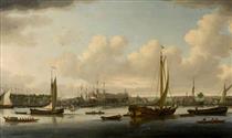 A Shipyard on the Thames - John Cleveley the Elder