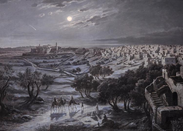 Moonlight over Bethlehem - Josef Langl