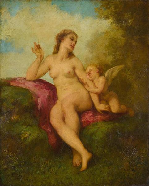 Venus and Cupid - Paul Baudry
