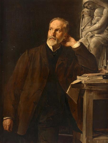 Portrait du sculpteur Eugène Guillaume - Paul Baudry