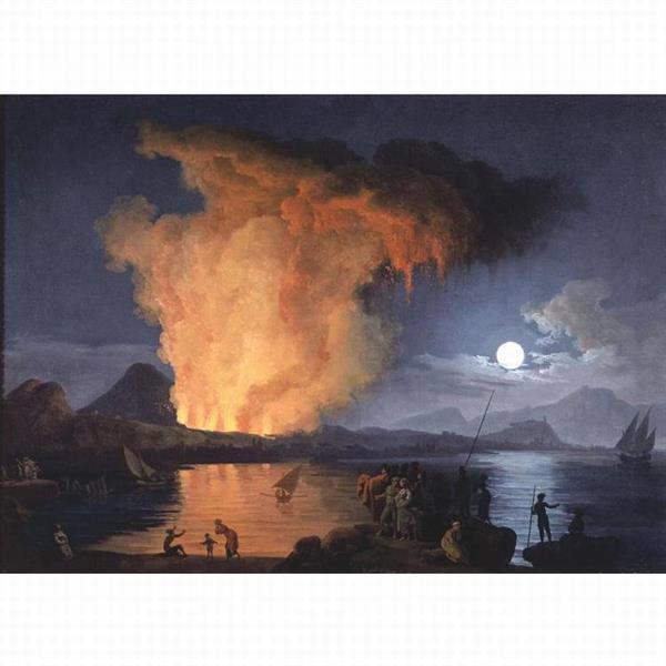 Eruption - Pierre-Jacques-Antoine Volaire