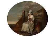 A girl seated by a stile - Thomas Barker of Bath