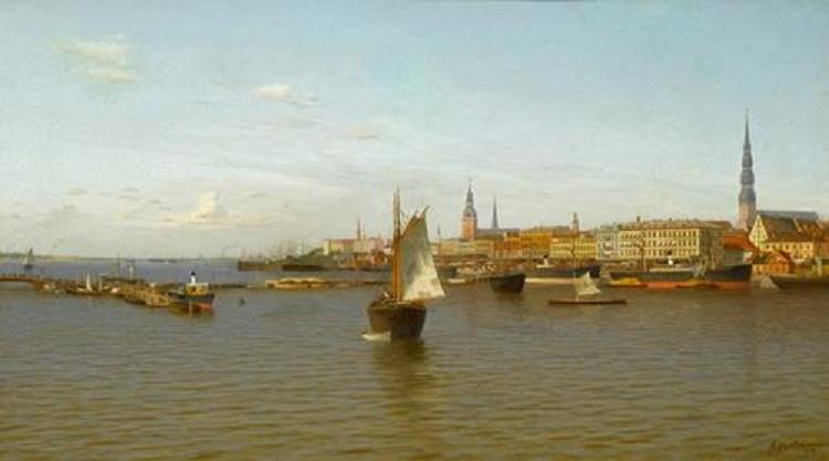 View of Riga - Ulrihs Boitmanis
