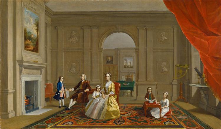 The John Bacon Family, c.1742 - c.1743 - Arthur Devis