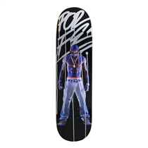 Supreme Tupac Hologram Skateboard Deck Silver by Enrique Enn - Enrique Enn