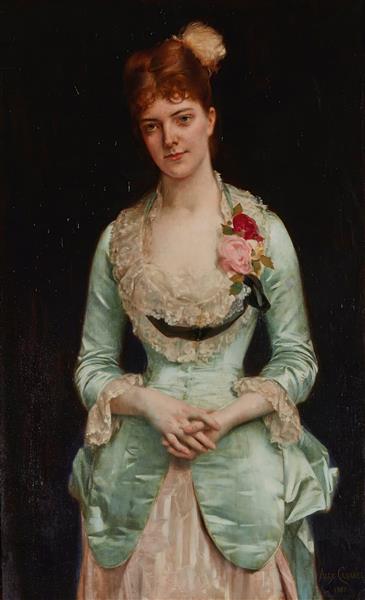 Portrait of Miss Matthews, 1880 - Александр Кабанель