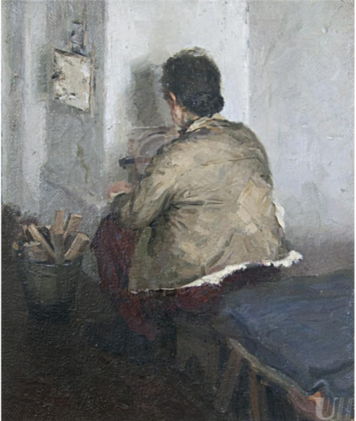 Портрет матері, 1953 - Барський Вілен Ісаакович