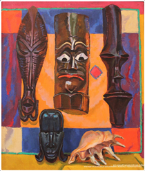 Angola's, Mexico's, Mozabmique's, Etiopia's masks - 瑪莉安·阿斯拉瑪贊
