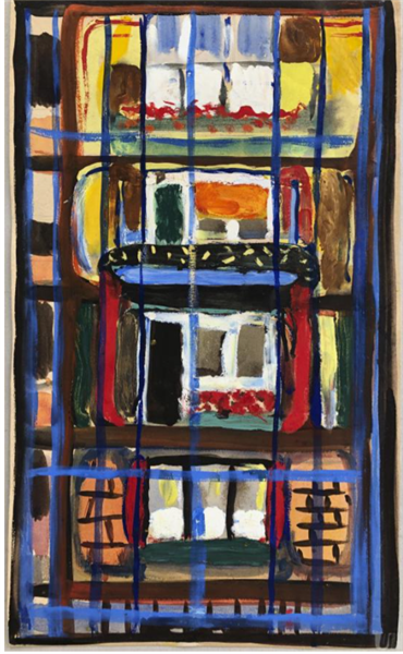 Composition with Windows, c.1960 - Valerii Lamakh