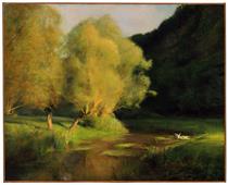 Willows by a Stream - Pascal Dagnan-Bouveret