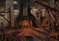 Steam-Hammer, Inchicore, Dublin, 1934 - Harry Aaron Kernoff