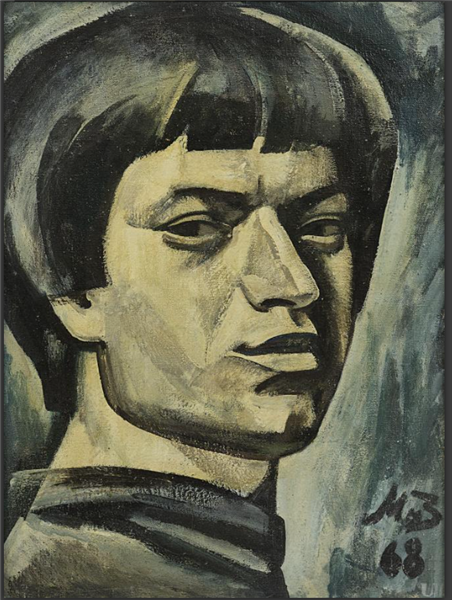 Self-portrait, 1967 - Михаил Исакович Вайнштейн