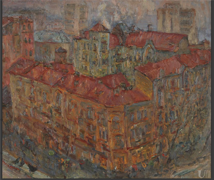 Roofs. Kyiv, 1979 - Mykhailo Vainshtein