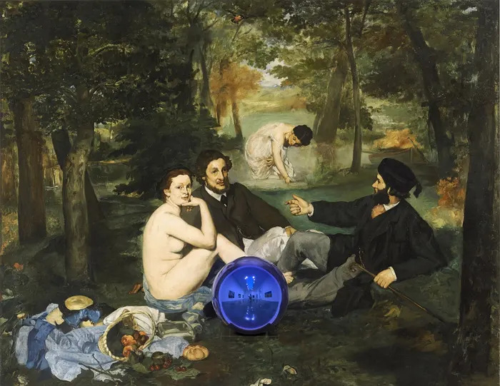 Gazing Ball (Manet Luncheon on the Grass), 2014 - 2015 - Джефф Кунс
