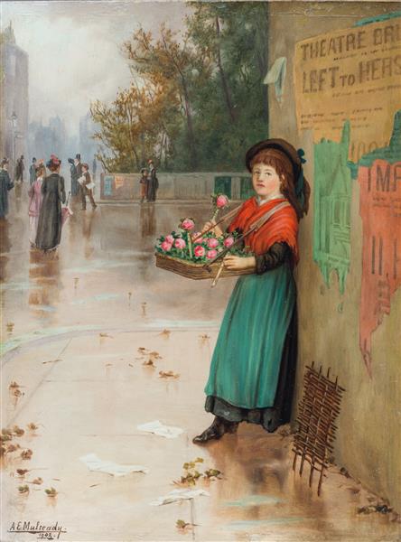 Selling out, 1903 - Augustus Edwin Mulready