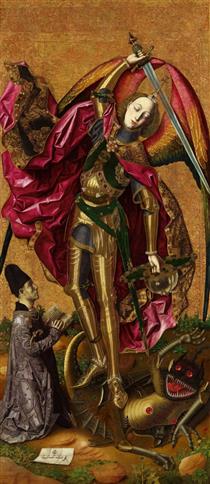 Saint Michael Triumphs over the Devil - Bartolome Bermejo