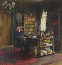 A connoisseur in his study - Carl Moll