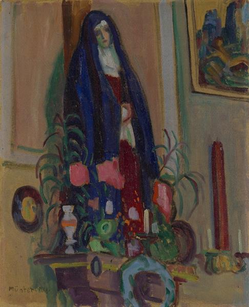 Altar with a Madonna of Sorrows, 1908 - Gabriele Münter