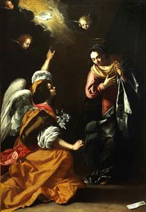 Annunciation - Artemisia Gentileschi