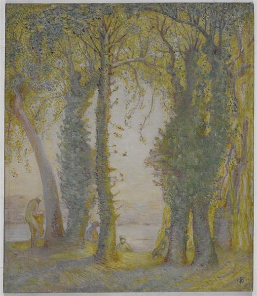 Landscape No. 2 with Bathers, 1911 - Florine Stettheimer