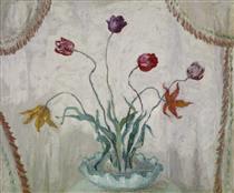 Bowl of Tulips - Florine Stettheimer