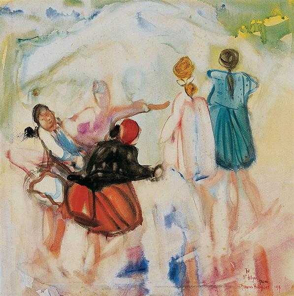 Children Playing, 1917 - Frances Mary Hodgkins