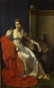 Portrait of Elisa Bonaparte, Grand Duchess of Tuscany - Марі-Гійємін Бенуа