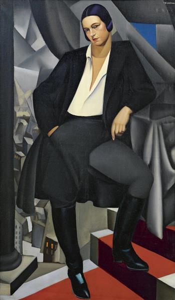 Портрет графини де Ла Саль, 1925 - Тамара де Лемпицка