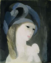 Head of a Young Woman - Marie Laurencin
