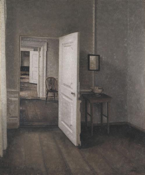 The Four Rooms, 1914 - Vilhelm Hammershøi