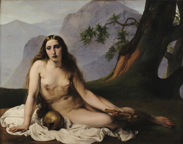 Penitent Mary Magdalene, 1833 - Франческо Гаєс